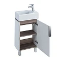 Тумба под раковину Aquaton Бэлла 46 1A221501BBAZ0 белая джарра