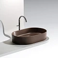 Раковина накладная Ceramica nova Element 600*380*122мм CN6048MDB коричневая матовая
