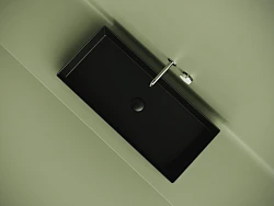 Раковина накладная Ceramica Nova Element CN6072MB черная матовая