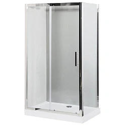 Душевой уголок Aquanet Delta 150x80см NPE1131 профиль хром, стекло прозрачное