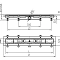 Душевой лоток Veconi Klasik 65 CH650KC черный матовый