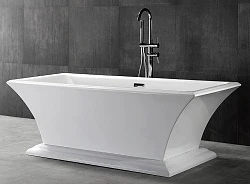 Акриловая ванна ABBER 170x80 AB9238 белая глянцевая