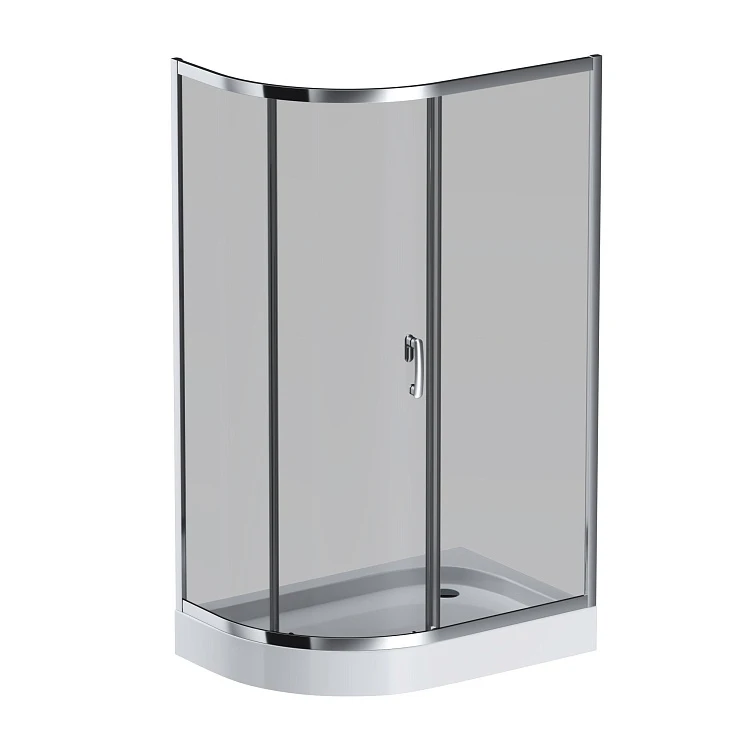 Душевой уголок AM.PM Like 120x80см W83G-302U120CG профиль хром, стекло тонированное