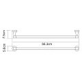Полотенцедержатель Wasserkraft Isen K-4030 хром