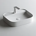 Раковина накладная Ceramica Nova Element CN6034 белая матовая