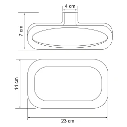 Полотенцедержатель Wasserkraft Kammel K-8360W белый матовый