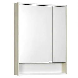 Зеркало-шкаф Aquaton Рико 65 1A215202RIB90 белый, ясень фабрик