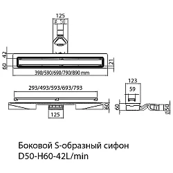 Душевой лоток Berges B1 Keramik 80 094119 бронза