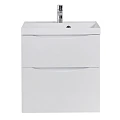 Тумба под раковину BelBagno Marino 70 MARINO-H60-700-2C-SO-BL-P белая глянцевая