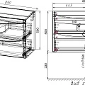 Тумба с раковиной Style Line Бергамо мини 90 антискрейч серый матовый