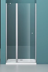 Душевая дверь в нишу BelBagno 100см ETNA-60/40-C-Cr профиль хром, стекло прозрачное