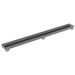 Решетка AlcaPlast Floor 115 FLOOR-1150 под кладку плитки, хром