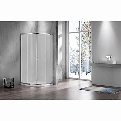 Душевой уголок Azario Milton 90х90см AZ-ND2142 900 FOG профиль хром, стекло матовое
