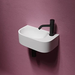 Раковина подвесная Ceramica Nova Element CN6066L белая глянцевая