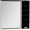 Зеркало-шкаф Aquanet Доминика 90 L LED 171921 черный/белый