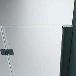 Душевая дверь в нишу BelBagno 100см ALBANO-60/40-C-Cr профиль хром, стекло прозрачное
