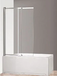 Шторка на ванну Cezares Eco 90x145см ECO-O-VF-11-90/145-C-Cr профиль хром, стекло прозрачное