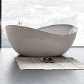 Акриловая ванна Black & White Swan SB220 179,5x89см 220SB00 белая глянцевая