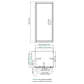 Душевой уголок Wasserkraft Salm 90x90см 27I03 профиль хром, стекло прозрачное