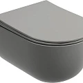 Унитаз подвесной Ceramica Nova Modena Rimless CN6063MH антрацит