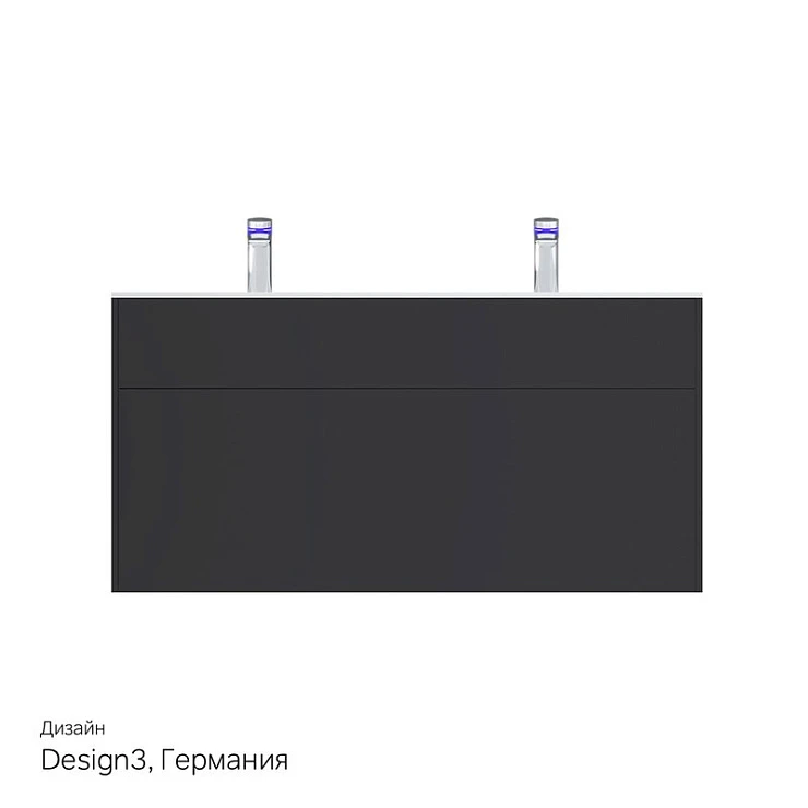 Тумба с раковиной AM.PM Inspire 2.0 120 графит матовый