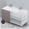 Тумба с раковиной AM.PM Inspire 2.0 120 элегантный серый