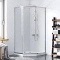 Душевой уголок Damixa Skyline 90х90см DX35WG-405-090MT профиль хром, стекло прозрачное