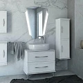 Тумба под раковину Cezares 54945 Bianco Opaco
