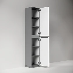 Шкаф-пенал Sancos Folk Floor 35 PFL35FGS напольный, Grey soft