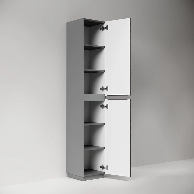 Шкаф-пенал Sancos Folk Floor 35 PFL35FGS напольный, Grey soft