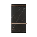 Полотенцесушитель электрический Black & White N-389ND 43x81см 38900 коричневый с золотом