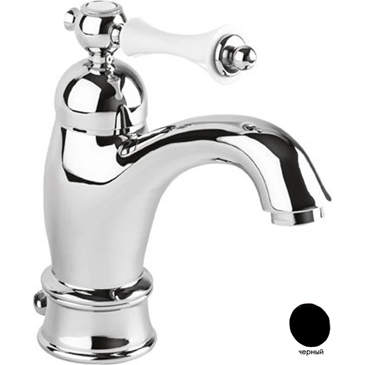 Смеситель Cezares MARGOT-LSM1-A-NOP nero opaco/cromo, для раковины