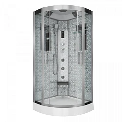 Душевая кабина Niagara Luxe 90x90см NGL-7715W профиль серебро
