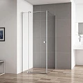 Душевой уголок Cezares Valvola 80x80см VALVOLA-AH-1-100/80-C-Cr профиль хром, стекло прозрачное