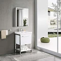 Зеркало-шкаф Esbano 50 ESMS5005 с подсветкой, хром