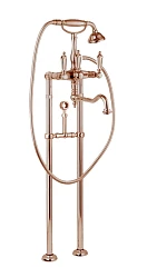 Напольный смеситель для ванны с душем Cezares FIRST-VDPS2-02-M бронза