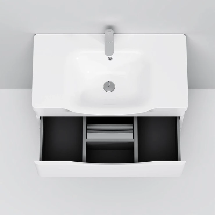 Тумба с раковиной AM.PM Like 80 белый глянец Тумба с раковиной AM.PM Like 80 белый глянец