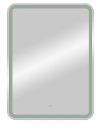Зеркало-шкаф Art&Max Platino 60 AM-Pla-600-800-1D-L-DS-F с подсветкой, белый