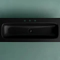 Раковина встраиваемая Ceramica Nova Grace 120 см CN7024MB черная матовая