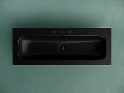 Раковина встраиваемая Ceramica Nova Grace 120 см CN7024MB черная матовая