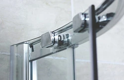 Душевой уголок Cezares Pratico 120x90см PRATICO-RH-1-120/90-P-Cr профиль хром, стекло рифленое