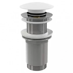 Донный клапан для ванны Salini D 401 15131WM белый матовый