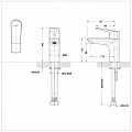 Смеситель для раковины Bravat Iceberg F176110C хром