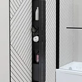 Полка Aquanet Магнум 302228 вертикальная, черная