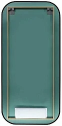 Зеркало Art&max Siena AM-Sie-600-1000-DS-F с подсветкой, черное