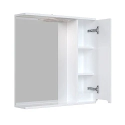 Зеркальный шкаф подвесной SanStar Адель 70 для ванной комнаты белый