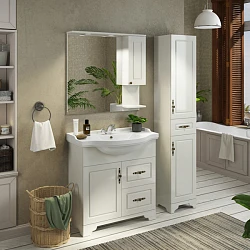 Шкаф-пенал Comforty Севилья 35см 00004137101CF слоновая кость
