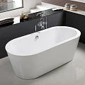 Акриловая ванна ESBANO Berlin 170x80 ESVABERL белая глянцевая
