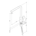 Смеситель для кухни AM.PM Like F8005022 черный