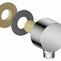 Шланговое подключение для душа Aquatek AQ2454CR хром